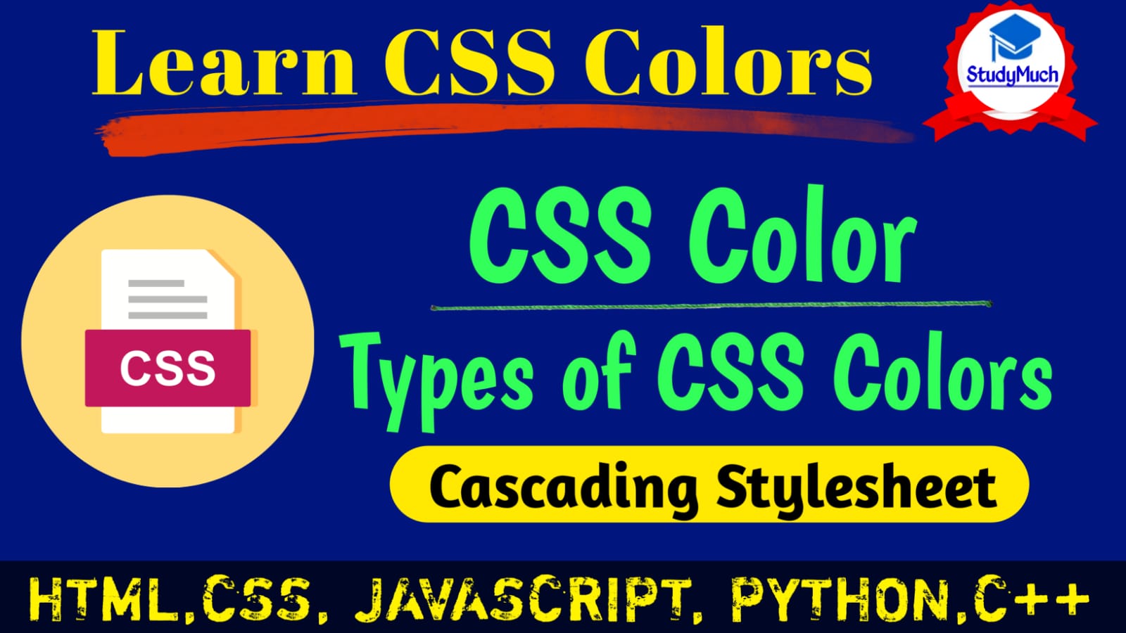 StudyMuch.in CSS Color