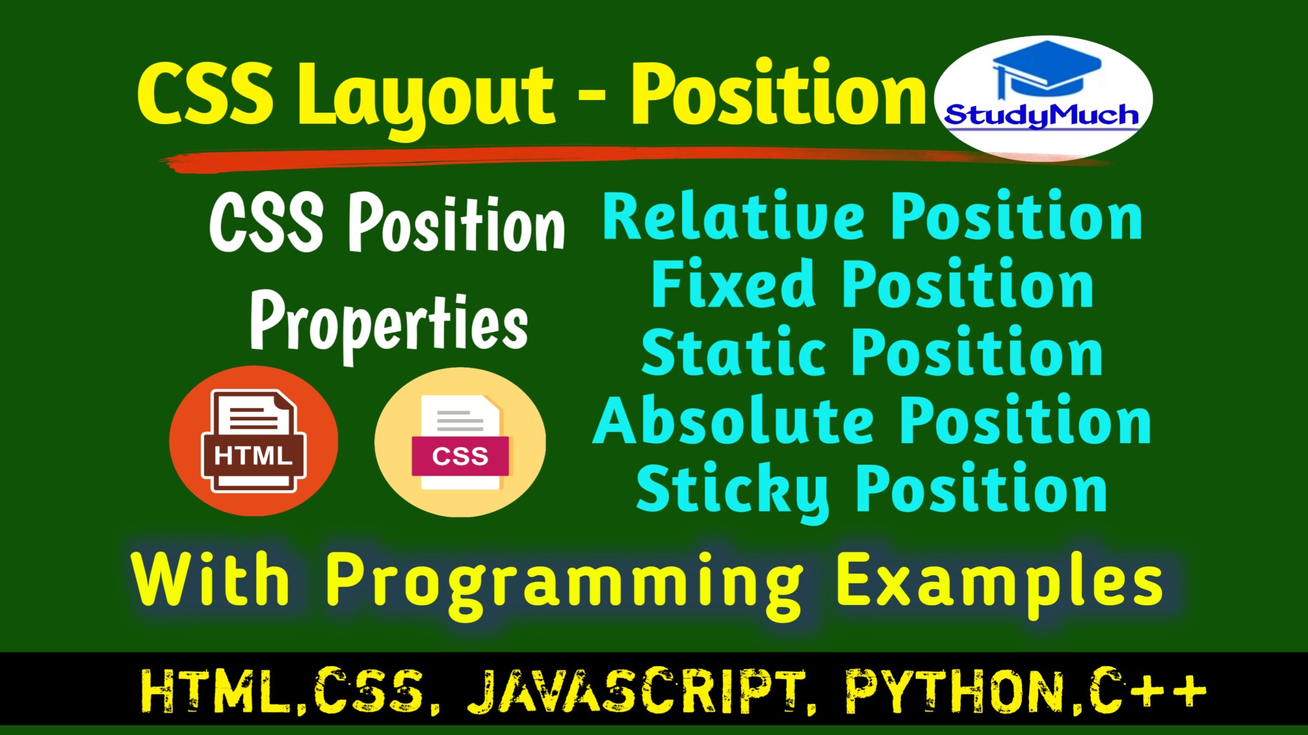 StudyMuch.in CSS Position
