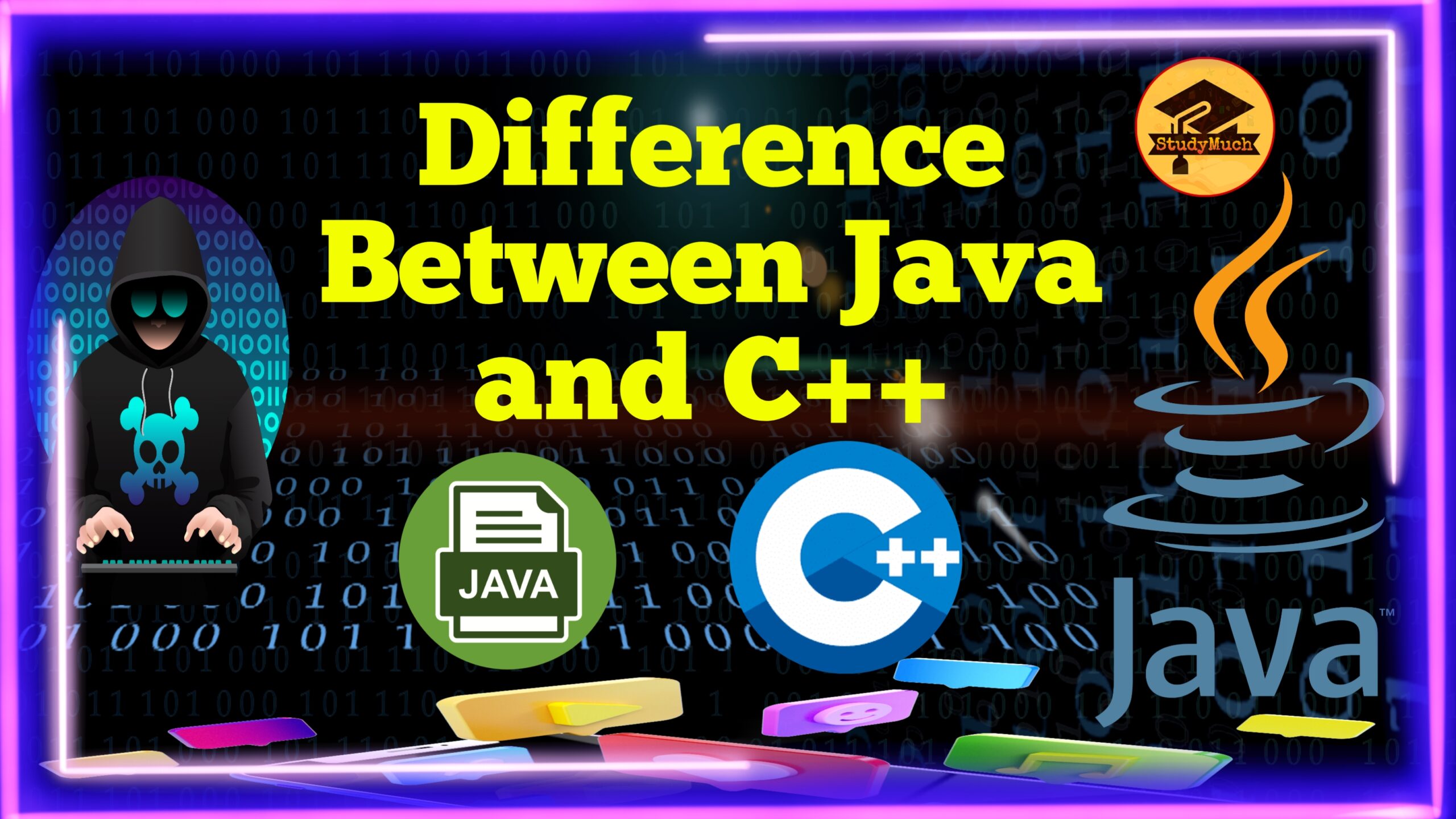 Difference between Java & C++ studymucn.in