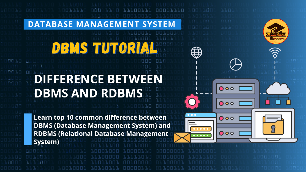 Different between DBMS and RDBMS