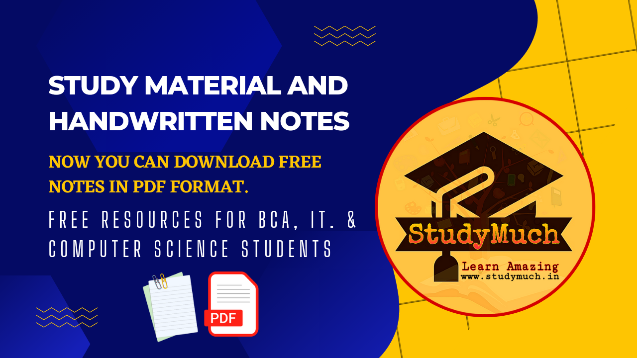 Download BCA Study Materials