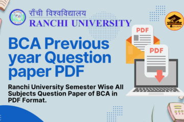 BCA Previous Year Question Paper Ranchi University StudyMuch