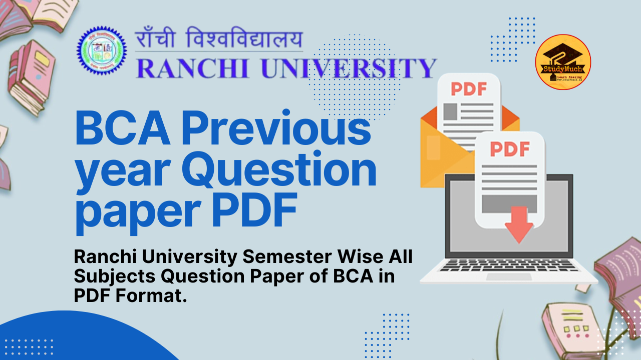 BCA Previous Year Question Paper Ranchi University StudyMuch