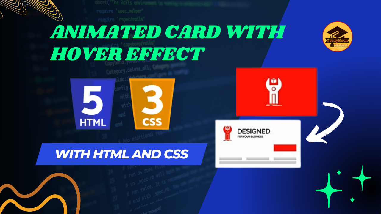 CSS Animated Card StudyMuch